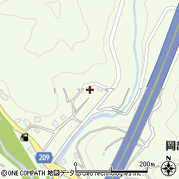 静岡県藤枝市岡部町桂島1043周辺の地図