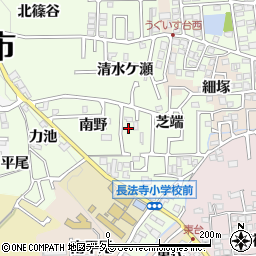 京都府長岡京市長法寺南野23-1周辺の地図