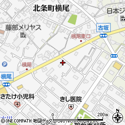 兵庫県加西市北条町横尾618-1周辺の地図
