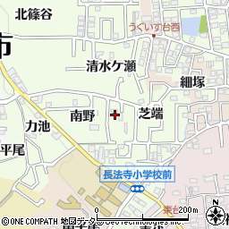 京都府長岡京市長法寺南野23周辺の地図