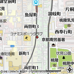 タイムズコナミスポーツクラブ伏見 京都市 駐車場 コインパーキング の住所 地図 マピオン電話帳