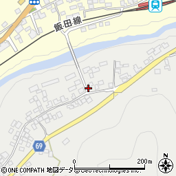 愛知県新城市乗本長筋周辺の地図