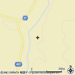 広島県庄原市東城町川鳥1899周辺の地図