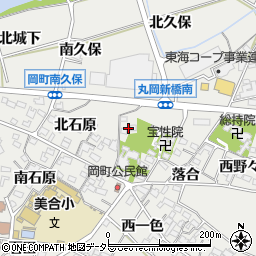 愛知県岡崎市岡町寺屋敷21周辺の地図