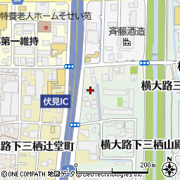 タジマ　京都営業所周辺の地図