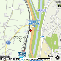 兵庫県三田市広野81周辺の地図