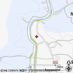 愛知県新城市八束穂上前田周辺の地図