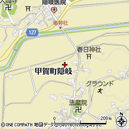 滋賀県甲賀市甲賀町隠岐1111周辺の地図