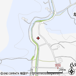 愛知県新城市八束穂（上前田）周辺の地図