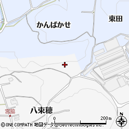 愛知県新城市八束穂カンハカセ周辺の地図