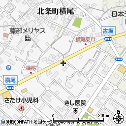 兵庫県加西市北条町横尾619周辺の地図
