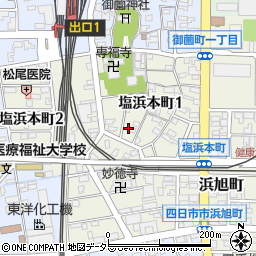 三重県四日市市塩浜本町周辺の地図