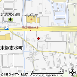 京都府京都市伏見区羽束師志水町81周辺の地図