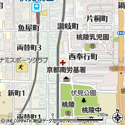 〒612-8108 京都府京都市伏見区奉行前町の地図