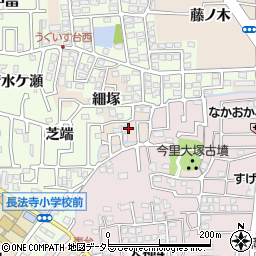 京都府長岡京市今里細塚周辺の地図