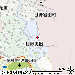 京都府京都市伏見区日野奥出11-32周辺の地図