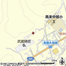 愛知県新城市長篠（祢宜浦）周辺の地図