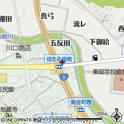 愛知県岡崎市美合町五反田15周辺の地図