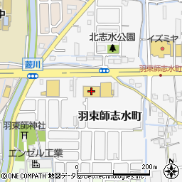キリン堂羽束師店周辺の地図