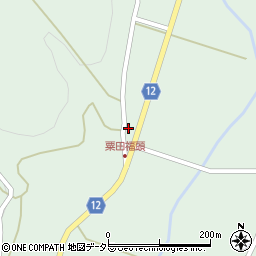 広島県庄原市東城町粟田2015周辺の地図