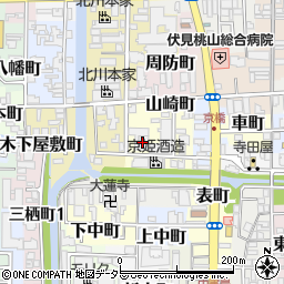 京都府京都市伏見区山崎町361周辺の地図