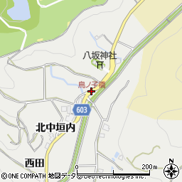 鳥ノ子橋周辺の地図