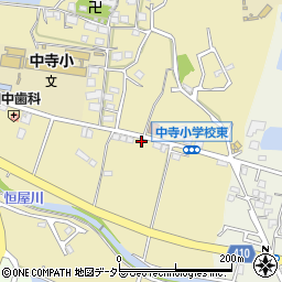 兵庫県姫路市香寺町中寺153周辺の地図