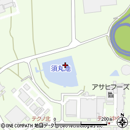 須丸池周辺の地図