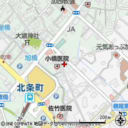 兵庫県加西市北条町栗田4-4周辺の地図