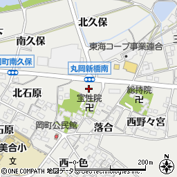 愛知県岡崎市岡町寺屋敷周辺の地図