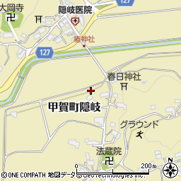 滋賀県甲賀市甲賀町隠岐1110周辺の地図