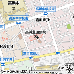 高浜豊田病院周辺の地図