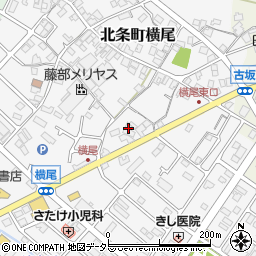 兵庫県加西市北条町横尾643周辺の地図