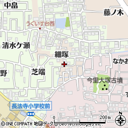 京都府長岡京市今里周辺の地図