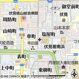 京都府京都市伏見区塩屋町242周辺の地図