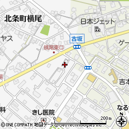 兵庫県加西市北条町横尾575周辺の地図