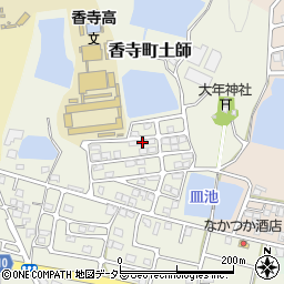 兵庫県姫路市香寺町土師607-32周辺の地図