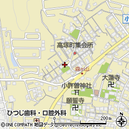 小古曽3号公園周辺の地図