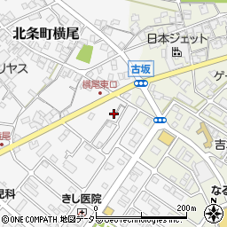 兵庫県加西市北条町横尾578周辺の地図