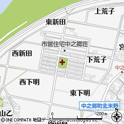 中之郷児童遊園周辺の地図
