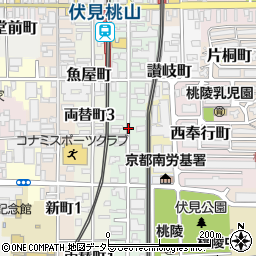 京都府京都市伏見区京町周辺の地図