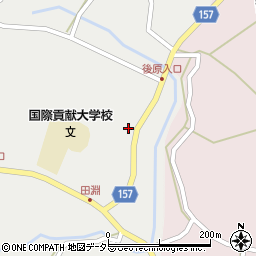 岡山県新見市哲多町田淵45-2周辺の地図