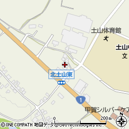 滋賀県甲賀市土山町北土山554周辺の地図