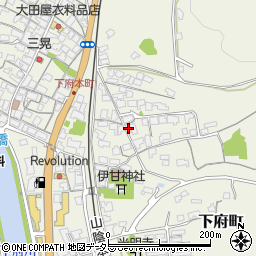 島根県浜田市下府町1244周辺の地図