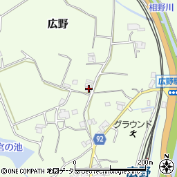兵庫県三田市広野496周辺の地図