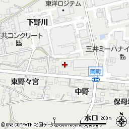 株式会社いわきゅう岡崎工場周辺の地図