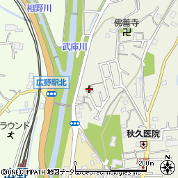 兵庫県三田市加茂1090周辺の地図