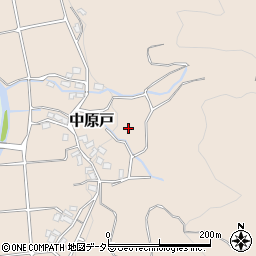 静岡県伊豆市中原戸周辺の地図
