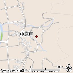 静岡県伊豆市中原戸周辺の地図