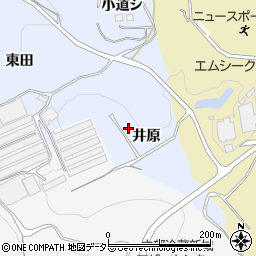 愛知県新城市浅谷井原周辺の地図